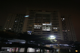 Night Apartment Building
